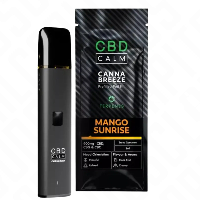 CBD Calm Cannabreeze 900mg Prefilled Vape Pod Kit