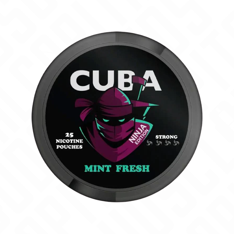 CUBA Ninja 30mg Nicotine Pouches Nicotobacco Factory