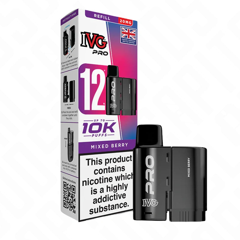 IVG Pro 12 Prefilled Replacement Pods (20mg)