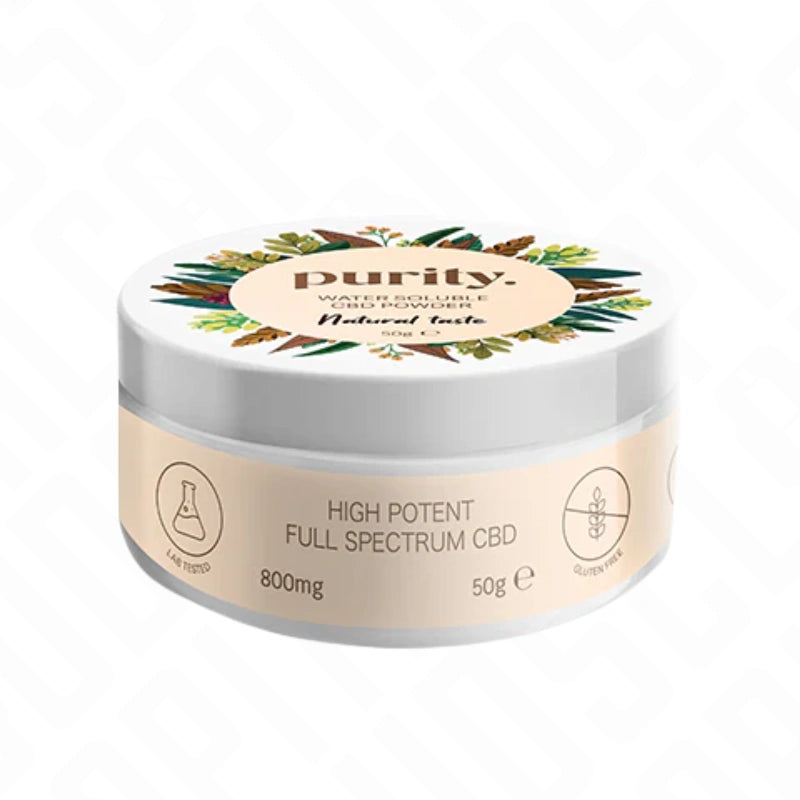 Purity 800mg Full-Spectrum High Potency CBD Water Soluble Powder 50g