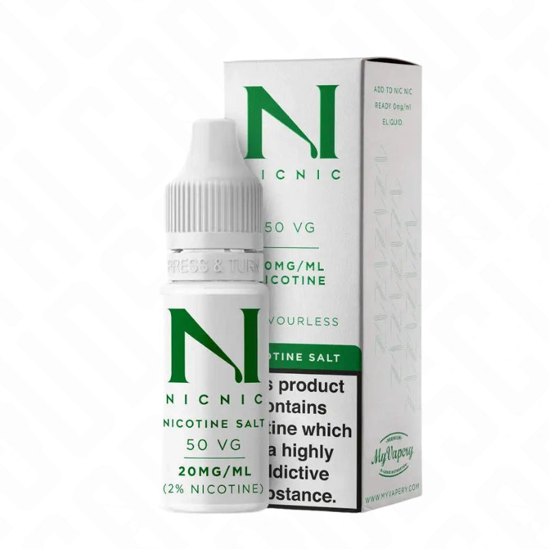 Nic Nic Nicotine Salt Shot 20MG Mr Vapery