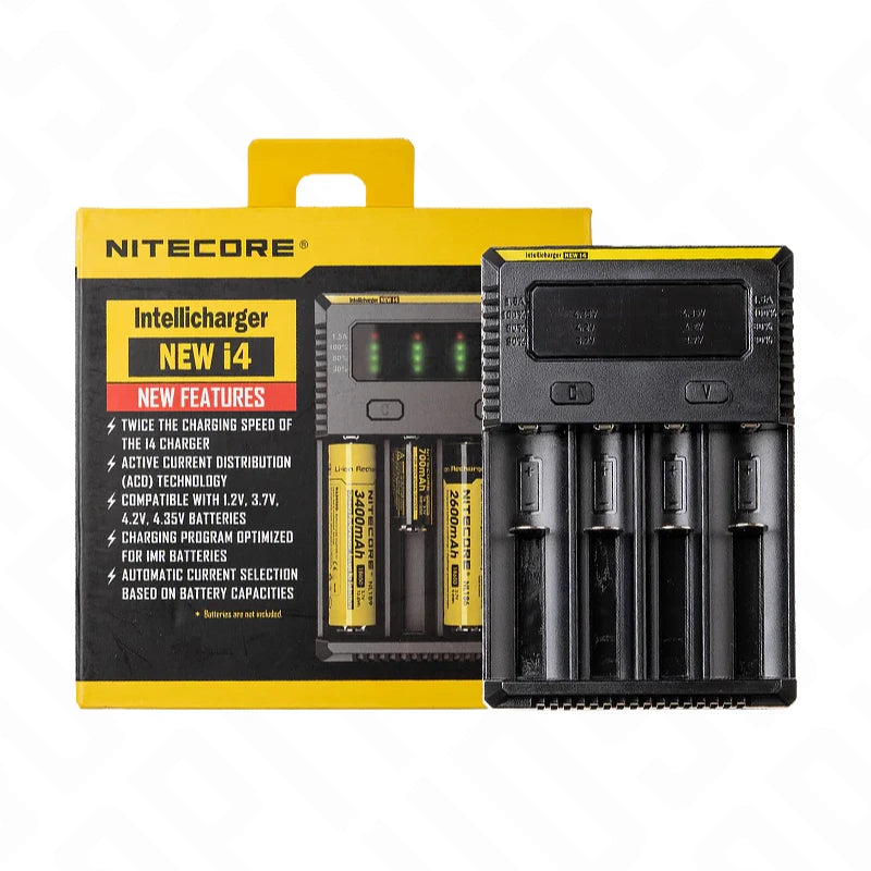Nitecore New i4 Intellicharger universal smart battery charger