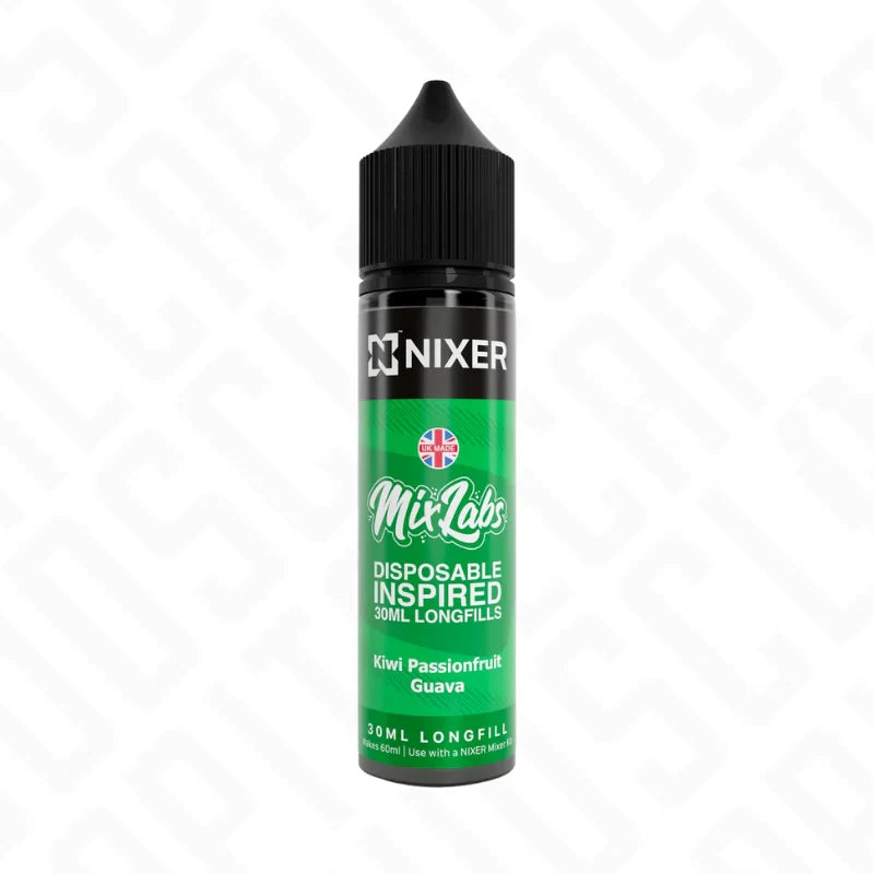 Nixer X Mix Labs Kiwi Passionfruit Guava Concentrate Longfill
