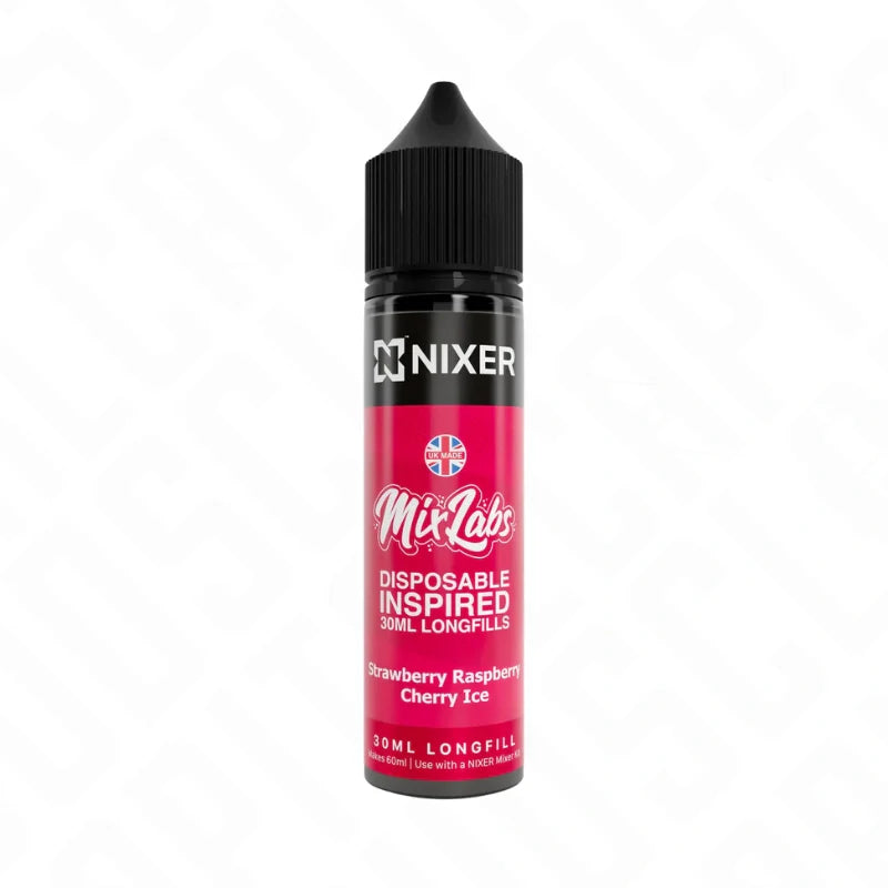 Nixer X Mix Labs Strawberry Raspberry Cherry Concentrate Longfill