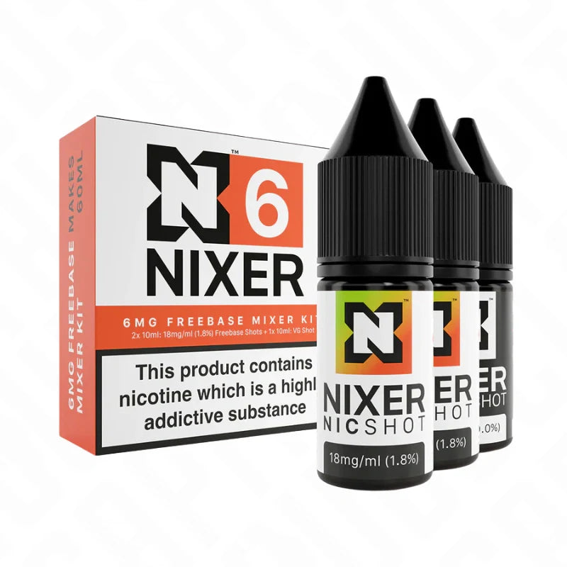 Nixer Mixer Kit Freebase 70/30 for Longfills