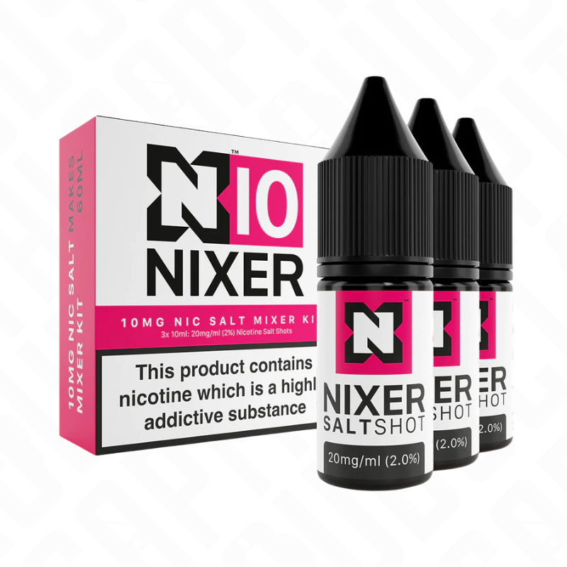 Nixer Mixer Kit (3 x 10ml) - Nic Salt - 50/50 Nixer