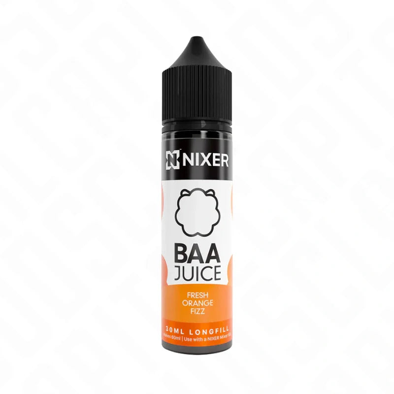 Nixer X Baa Juice Fresh Orange Fizz Concentrate Longfill