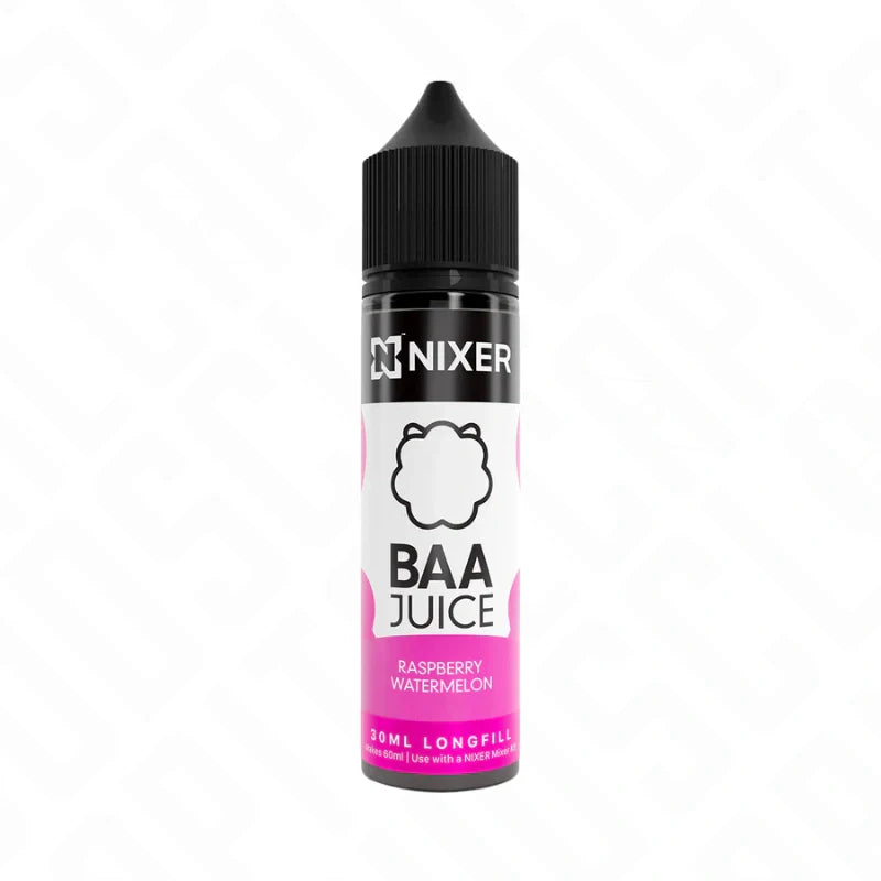 Nixer X Baa Juice Raspberry Watermelon Ice Concentrate Longfill