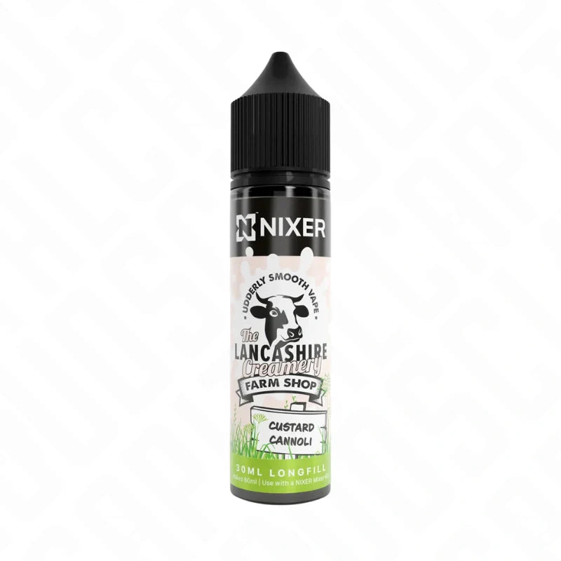 Nixer X Lancashire Creamery Custard Cannoli Concentrate Longfill