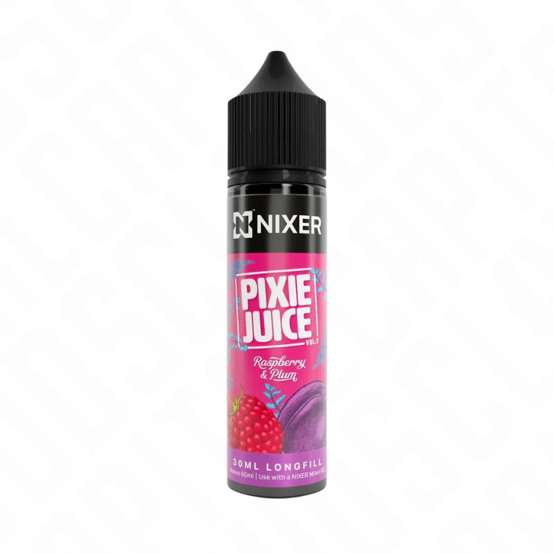 Nixer X Pixie Juice Raspberry & Plum Concentrate Longfill