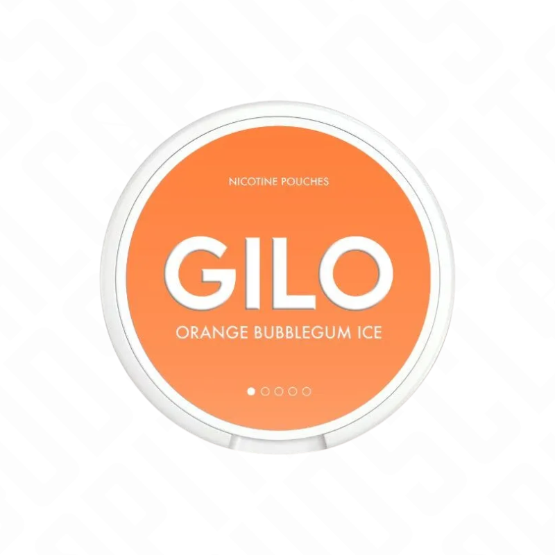 GILO 4mg Orange Bubblegum Nicotine Pouches Gilo