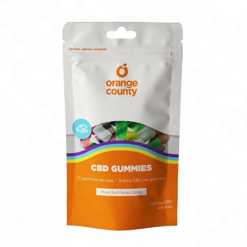 Orange County CBD Gummy Cubes 200mg Orange County CBD