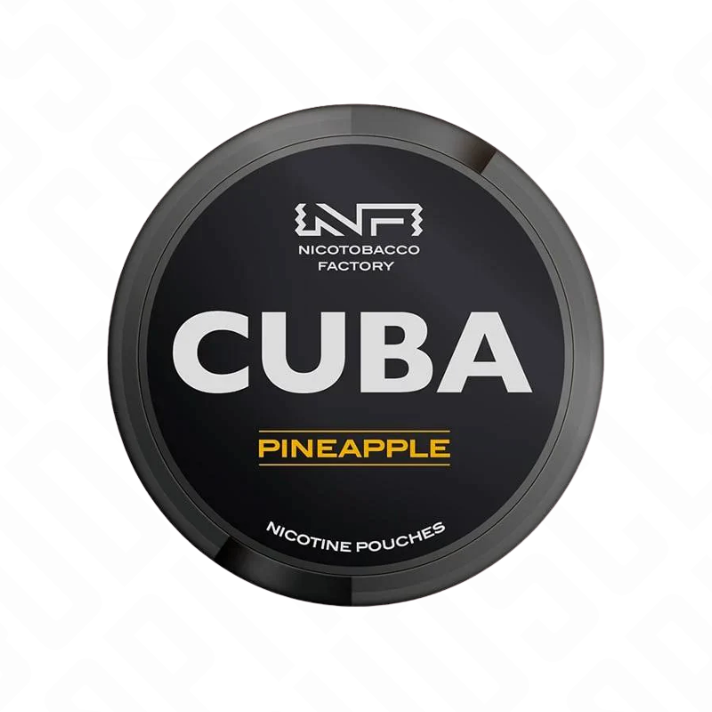 43mg CUBA Black Nicotine Pouches - 25 Pouches Nicotobacco Factory