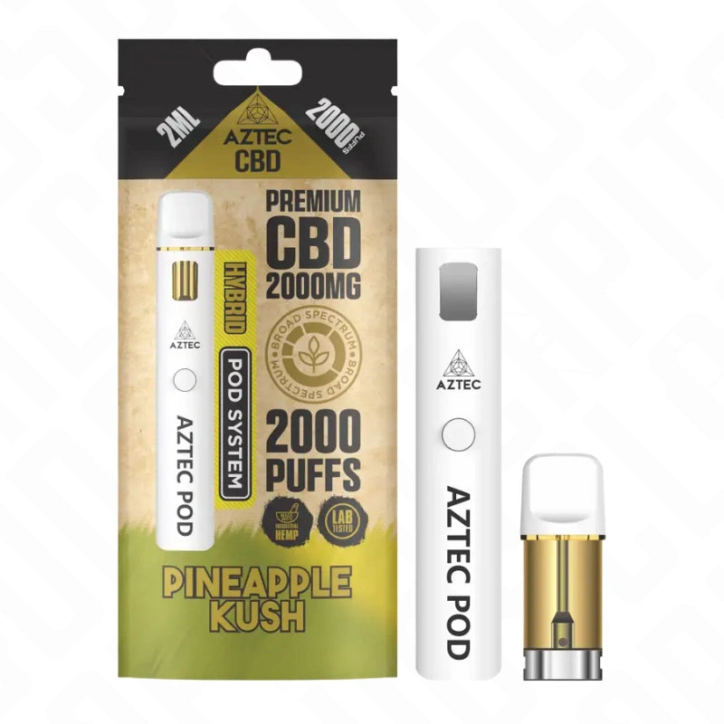 Aztec CBD 2000mg Broad Spectrum Pro Vape Pod Kit