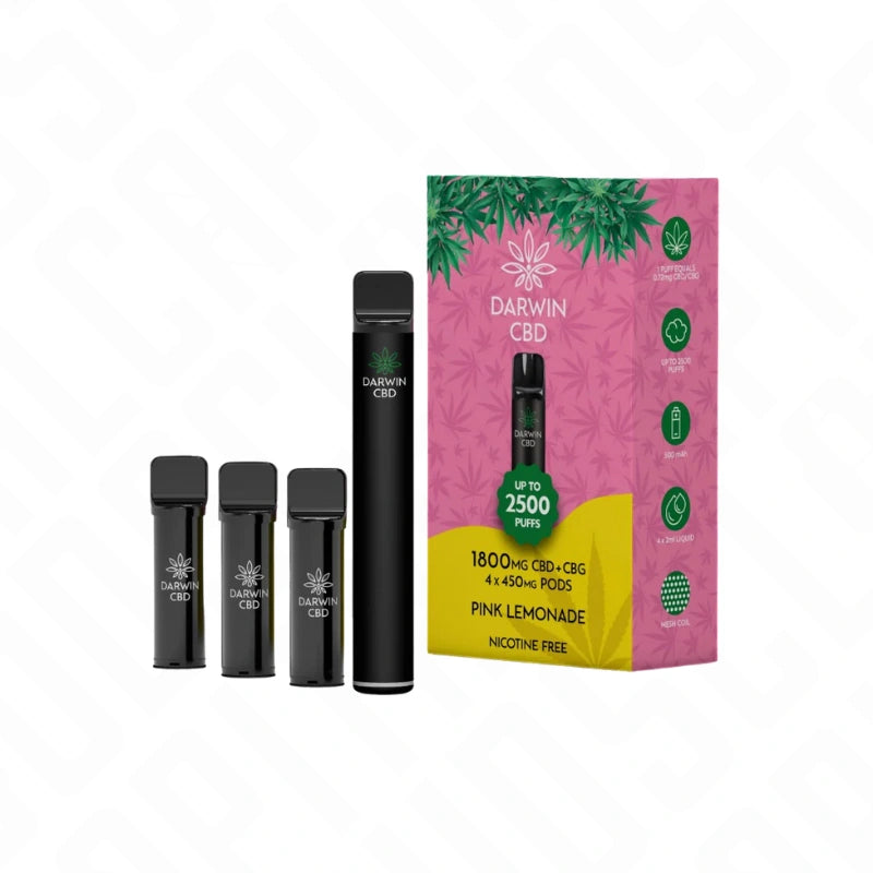 Darwin CBD + CBG 4in1 1800mg Pod Vape Kit Darwin CBD