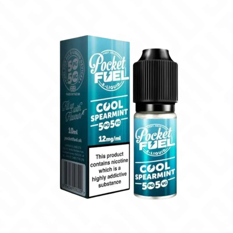 Pocket Fuel Freebase Nicotine E-liquid - Cool Spearmint Pocket Fuel
