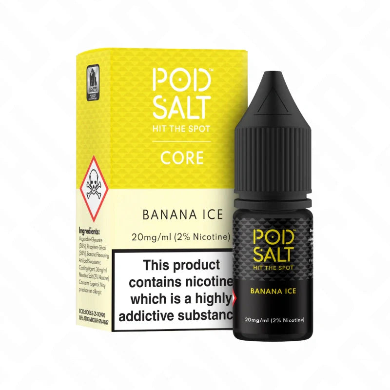 Pod Salt Core Banana Ice 50/50 Nic Salt 10ml