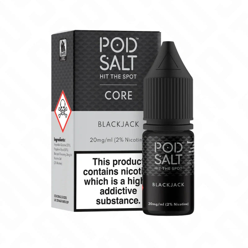 Pod Salt Core Blackjack 50/50 Nic Salt 10ml