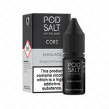 Pod Salt Core Blackjack 50/50 Nic Salt 10ml
