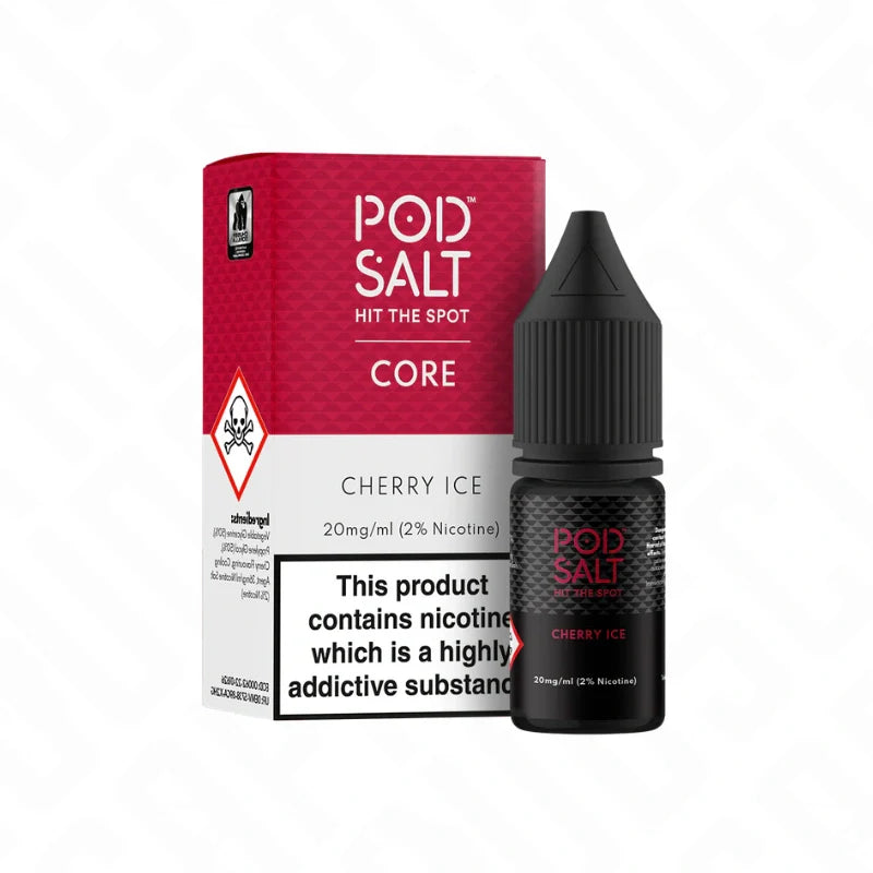 Pod Salt Core Cherry Ice 50/50 Nic Salt 10ml