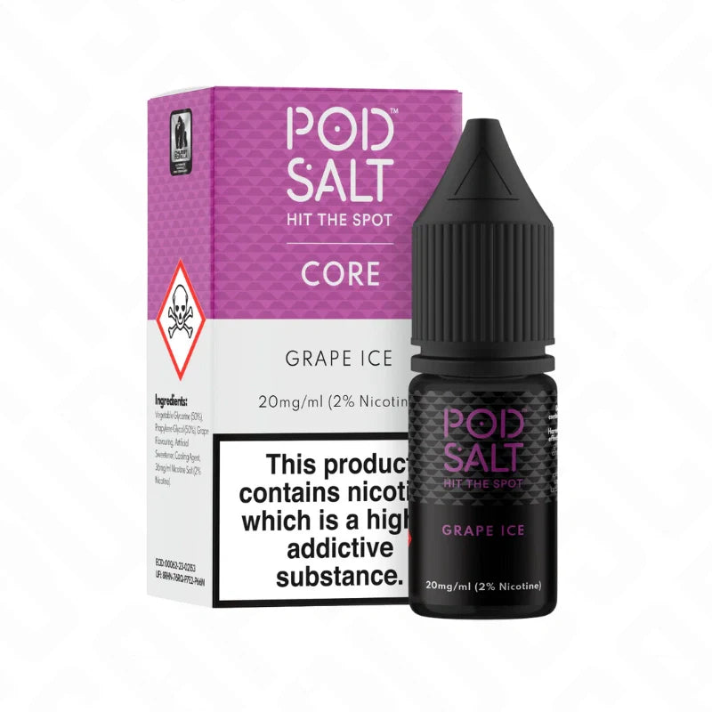 Pod Salt Core Grape Ice 50/50 Nic Salt 10ml