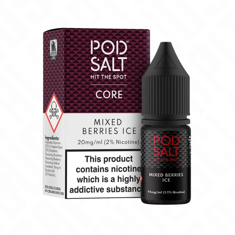 Pod Salt Core Mixed Berries Ice 50/50 Nic Salt 10ml