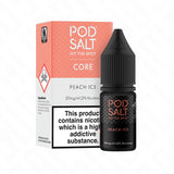 Pod Salt Core Peach Ice 50/50 Nic Salt 10ml
