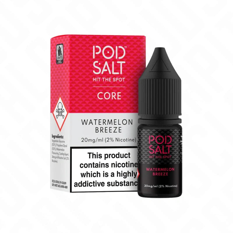 Pod Salt Core Watermelon Breeze 50/50 Nic Salt 10ml