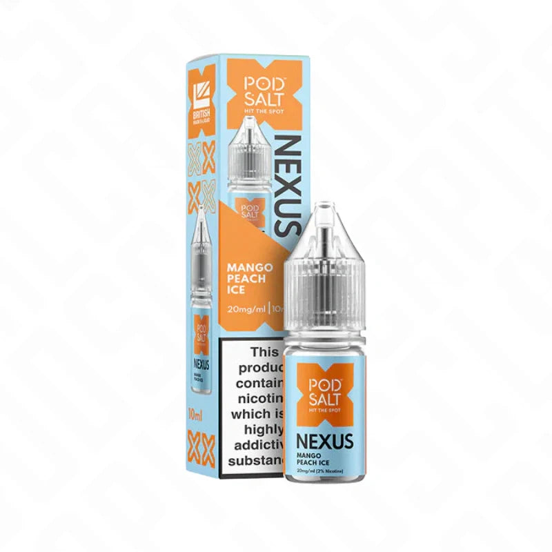 Pod Salt Nexus Nic Salt 10ml - Mango Peach Ice