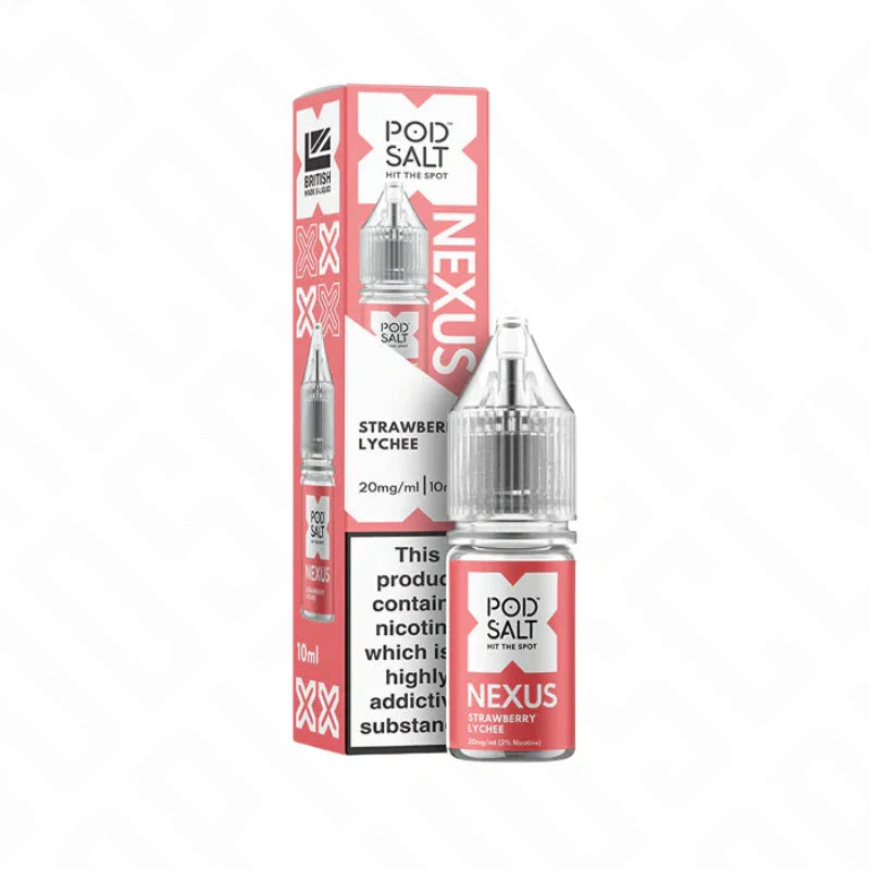 Pod Salt Nexus Nic Salt 10ml - Strawberry Lychee