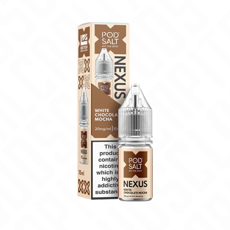 Pod Salt Nexus Nic Salt 10ml - White Chocolate Mocha