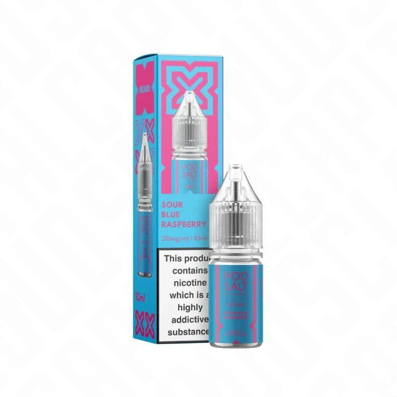 Pod Salt Nexus Sour Blue Raspberry 50/50 Nic Salt 10ml