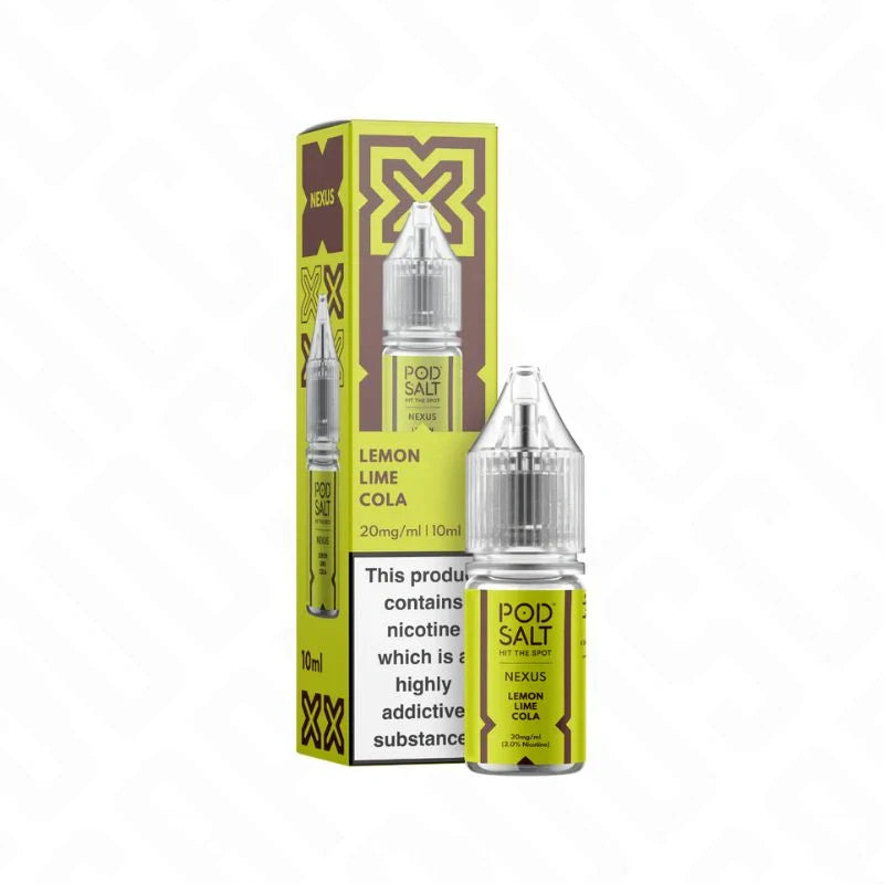 Pod Salt Nexus Lemon Lime Cola 50/50 Nic Salt 10ml