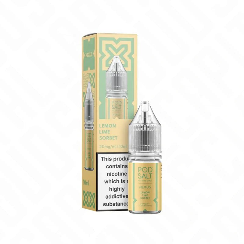 Pod Salt Nexus Lemon Lime Sorbet 50/50 Nic Salt 10ml