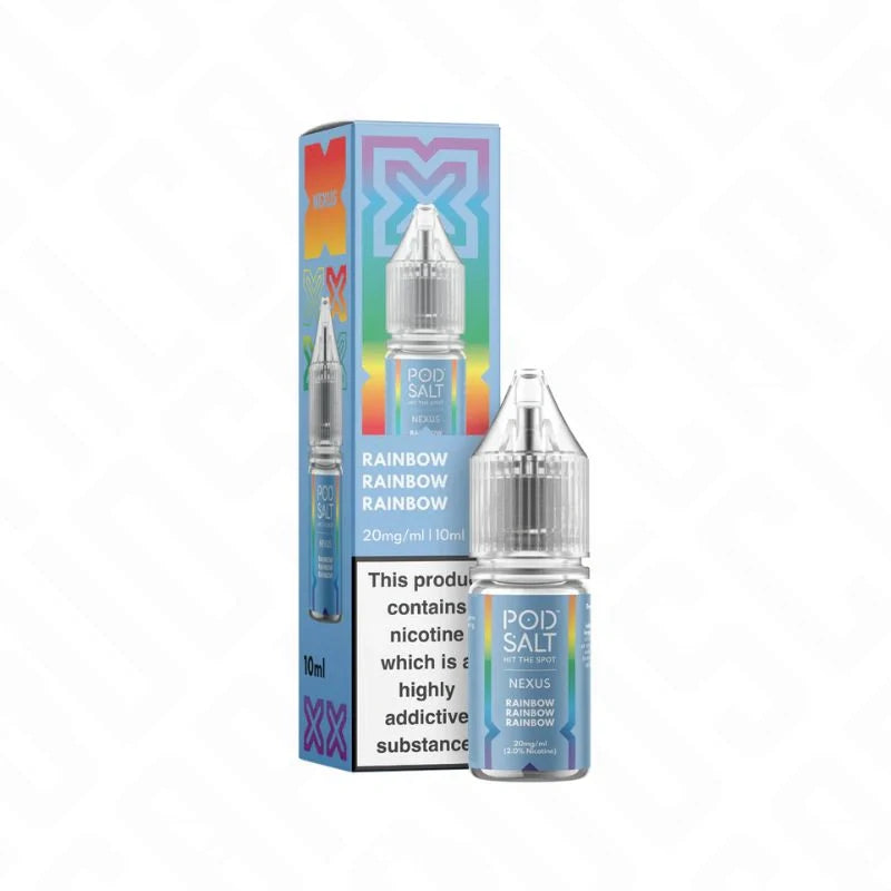 Pod Salt Nexus Rainbow Rainbow Rainbow 50/50 Nic Salt 10ml