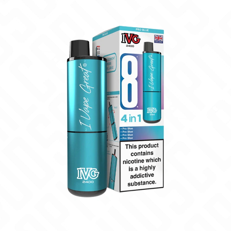 IVG 2400 4in1 Single Flavour Pod Vape Kit I Vape Great