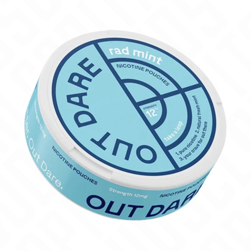 OUTDARE 12mg Nicotine Pouch - Rad Mint Outdare