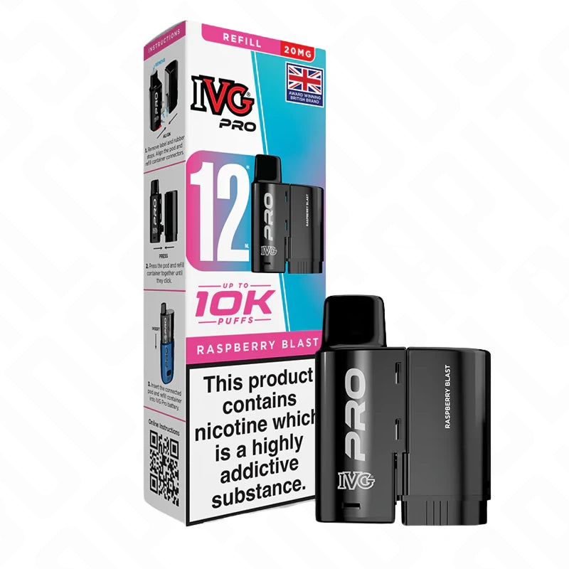 IVG Pro 12 Prefilled Replacement Pods (20mg)