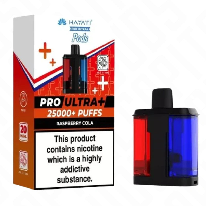 Hayati Pro Ultra Plus 25K Replacement Pods + Refills