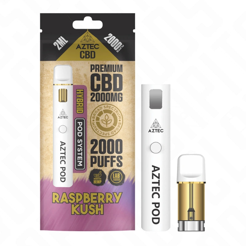 Aztec CBD 2000mg Broad Spectrum Pro Vape Pod Kit