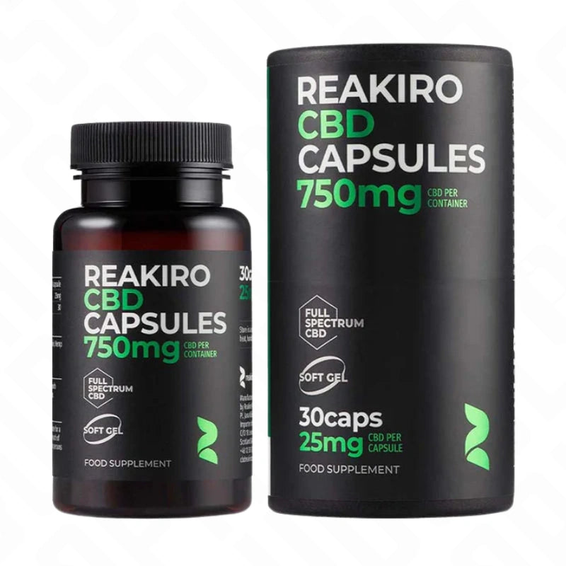 Reakiro 750mg Full Spectrum CBD Soft Gel Capsules