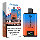 Hayati Pro Ultra Plus 25K Red Razz GB and Blue Razz GB vape pod kit device