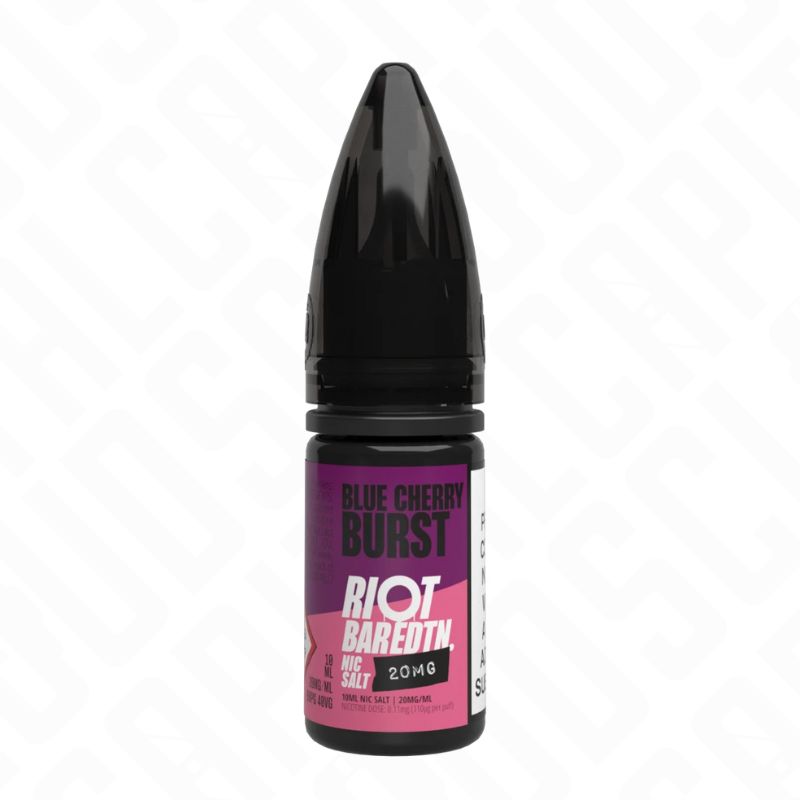Riot Zero Nicotine Nic Salts - Blue Cherry Burst Riot Squad
