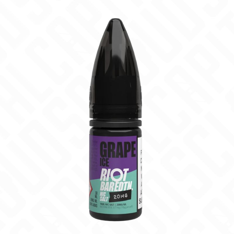 Riot Zero Nicotine Nic Salts - Grape Ice Riot Squad
