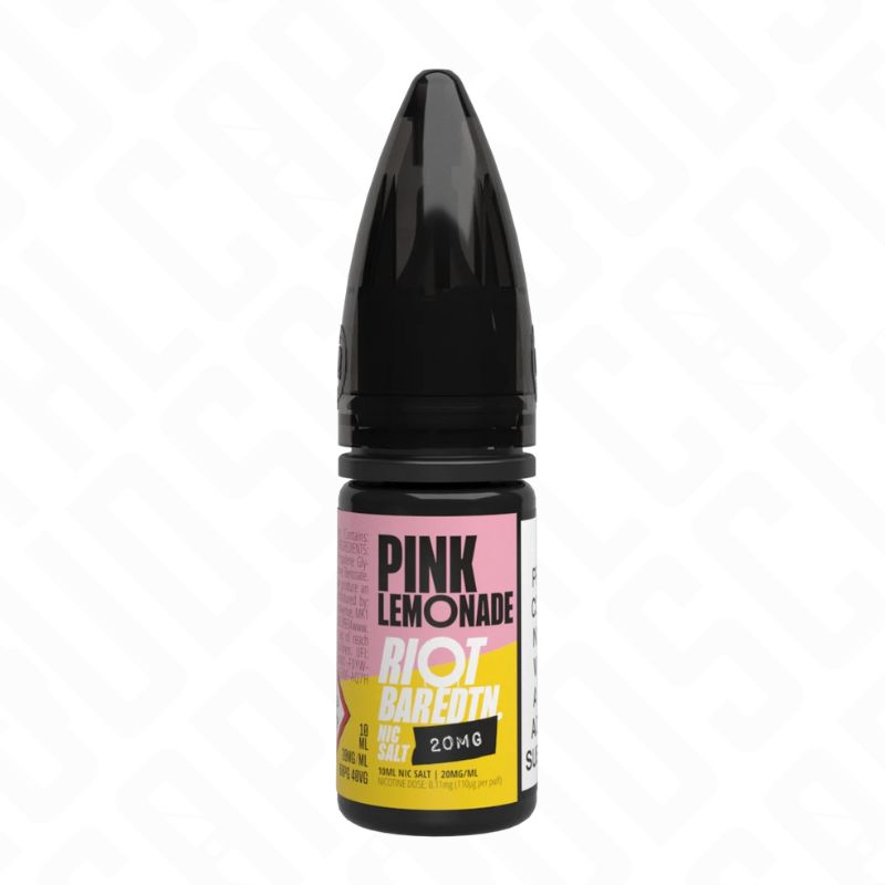 Riot Zero Nicotine Nic Salts - Pink Lemonade Riot Squad