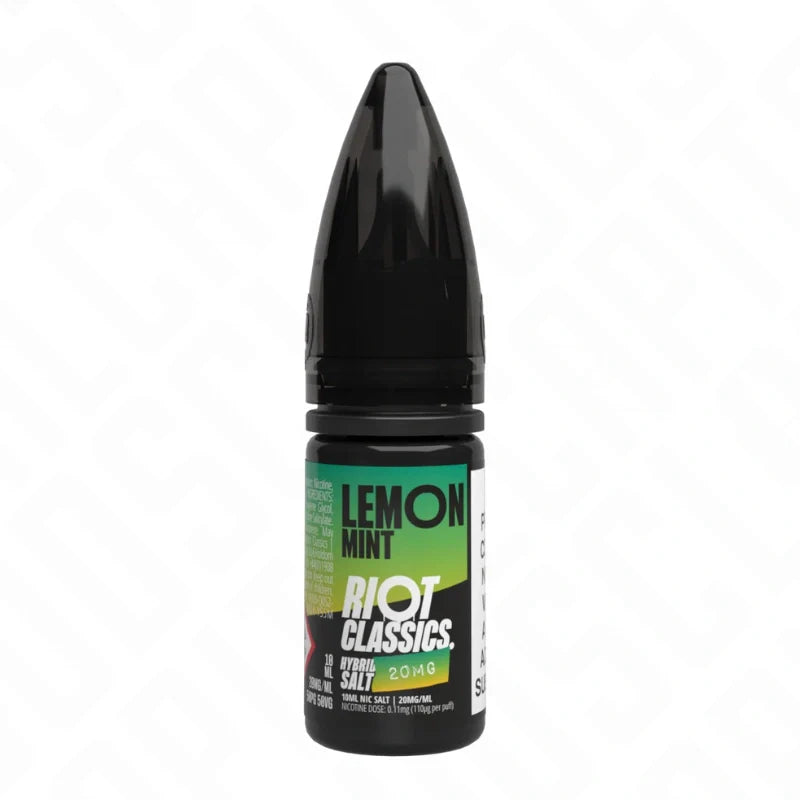 Riot Classics Hybrid Salt 10ml - Lemon Mint
