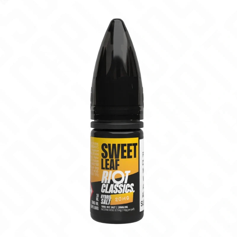 Riot Classics Hybrid Salt 10ml - Sweet Leaf