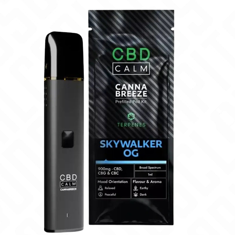 CBD Calm Cannabreeze 900mg Prefilled Vape Pod Kit