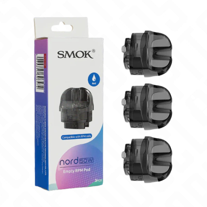 SMOK Nord 50W RPM replacement pods large capacity