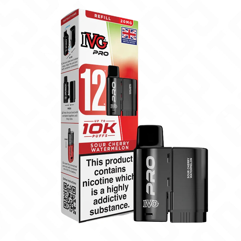 IVG Pro 12 Prefilled Replacement Pods (20mg)